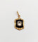 Pendentif Pendentif victorien or jaune et argent, diamant table 5mm (circa 1850) 58 Facettes A06304