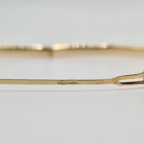 Jonc or jaune 18 carats 58 Facettes