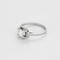 Bague 52 Bague solitaire en platine et diamant 0.80 carat. 58 Facettes MON1230X2