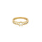 Bague 53.5 Bague solitaire en or jaune 18K diamants 58 Facettes DRE15663