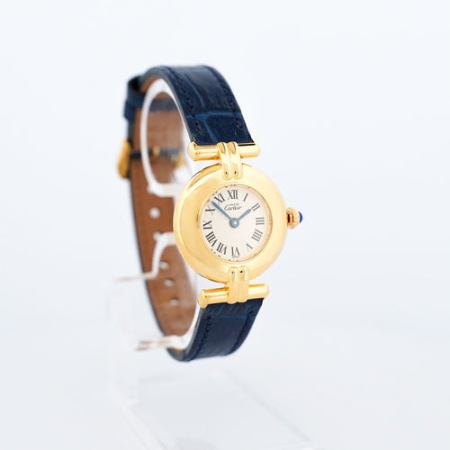 Montre Cartier Must Colisée - Ivory roman dial 58 Facettes