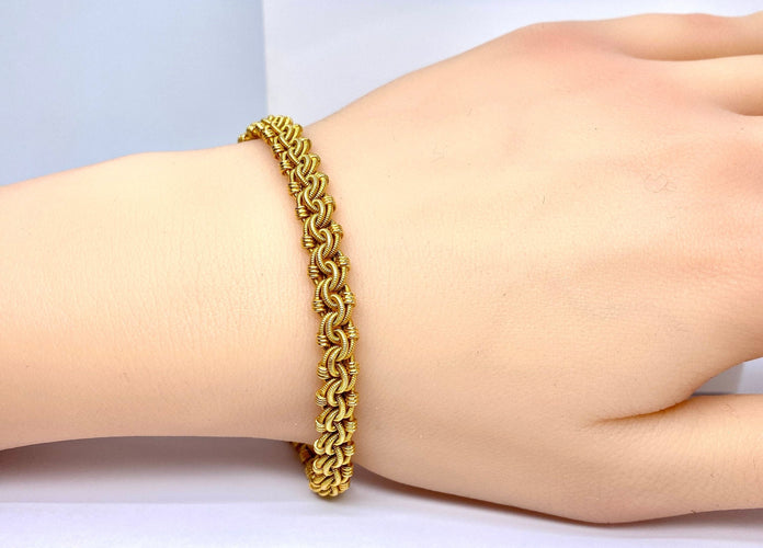 Bracelet Bracelet en or jaune 58 Facettes AB469