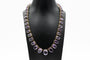 Collier Collier rivière ancien avec améthystes ovales facettées en argent doré 58 Facettes 11718