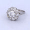Bague 52 Bague ancienne en or blanc avec diamant 58 Facettes