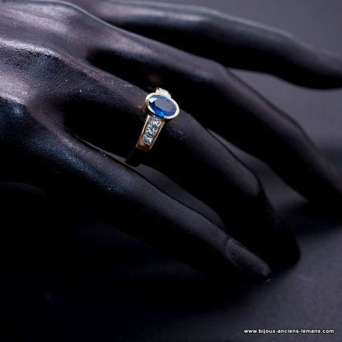 Bague 53 Bague saphir 58 Facettes 3905