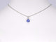 Pendentif Pendentif en or blanc avec tanzanite 58 Facettes 2199