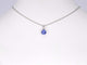 Pendentif Pendentif en or blanc avec tanzanite 58 Facettes 2199