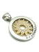 Pendentif BULGARI - Collection Tondo pendentif en or et acier diamants 58 Facettes