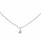 Collier Collier Solitaire Or blanc Diamant 58 Facettes 3747943CN