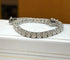 Bracelet Bracelet tennis or blanc et diamants 58 Facettes