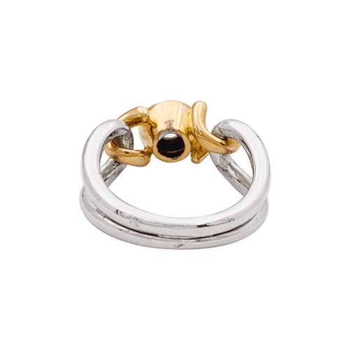 Bague 51 Bague FRED, deux tons d'or et diamant. 58 Facettes 34534