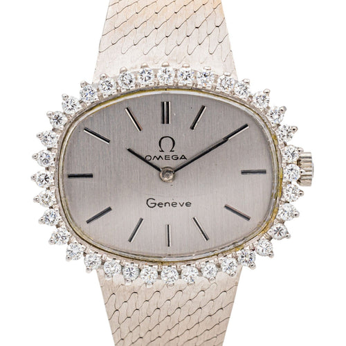 Montre Omega Montre De Ville Or blanc Diamant 58 Facettes 3782770CN