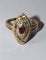 Bague 55 Bague marquise rubis et diamants 58 Facettes 572