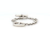 Collier bracelet HERMES farandole h104567b chaine d'ancre 16 cm argent 925 24.7gr 58 Facettes 265085