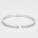 Bracelet Cartier - Bracelet Love Or Blanc Diamants 58 Facettes