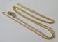 Collier Chaîne collier maille forçat ronde 50 cm en or jaune 18 carats 58 Facettes