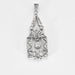 Pendentif Pendentif Ancien or jaune et blanc diamants 58 Facettes