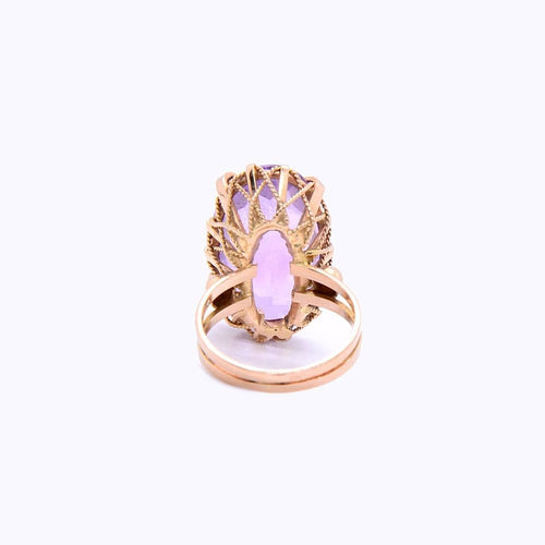 Bague 50 Bague améthyste Violetta Napoléon III, or jaune 58 Facettes 145