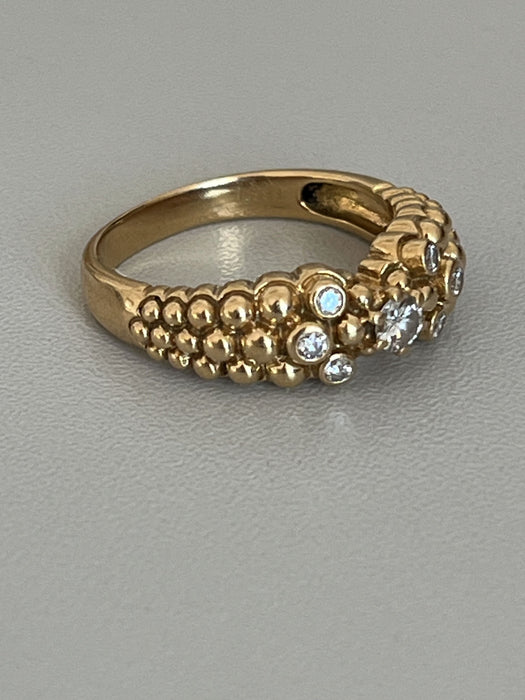 FRED - Geelgouden diamanten ring