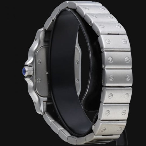 Montre Cartier Montre Santos Galbée Pm 58 Facettes MT42438