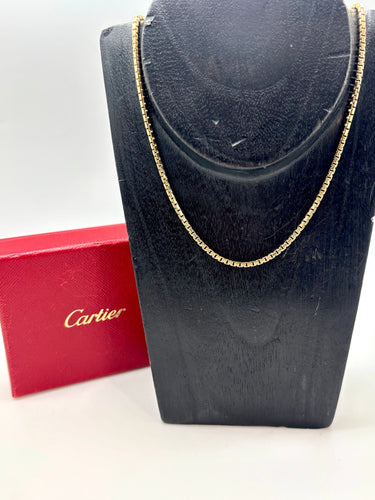 Collier CARTIER CHAINE MAILLE VENITIENNE 58 Facettes M9215