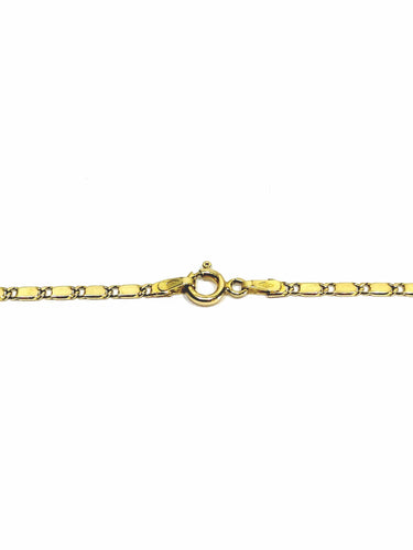 Collier Chaine En Or Jaune (maille rectangle) 58 Facettes