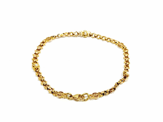 Bracelet Bracelet en or rose et perles 58 Facettes