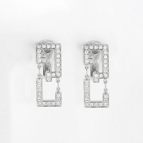 Boucles d'oreilles CARTIER - Boucles d'oreilles Baiser du Dragon 58 Facettes