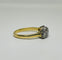 Bague 55 Bague or jaune, 5 diamants 1,15 carat 58 Facettes