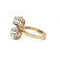 Bague 53 Bague Toi & Moi - Or Bi-colore & Diamants 58 Facettes 250114R