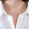 Collier Collier Tennis or blanc et diamants 58 Facettes