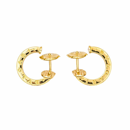 Boucles d'oreilles Bulgari Boucles d'oreilles Créoles B.Zéro1 Or jaune Diamant 58 Facettes 4173764RV