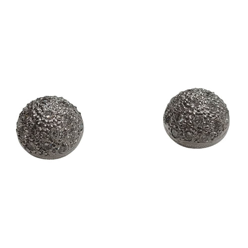 Boucles d'oreilles Boucles d’oreilles en or blanc 18k et diamants taille brillant 58 Facettes PE946