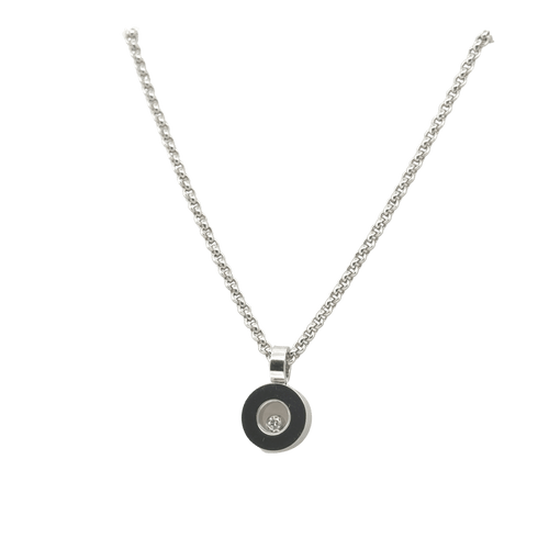 Pendentif Chopard - Pendentif Happy Diamond - Or blanc 58 Facettes Chopard