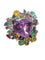 Bague 54 Bague améthyste "tutti I frutti" or blanc 58 Facettes
