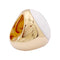 Bague 52 Bague Pomellato "Victoria" or jaune, cacholong. 58 Facettes 33869