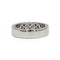 Bague 54 Demi-Alliance - Or blanc & Diamants 58 Facettes 250472R