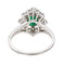 Bague 60 Bague Pompadour Or blanc Emeraude, Diamant 58 Facettes 3841380RV
