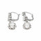 Boucles d'oreilles Boucles d'oreilles Dormeuses Or blanc Diamant 58 Facettes 4387236CN