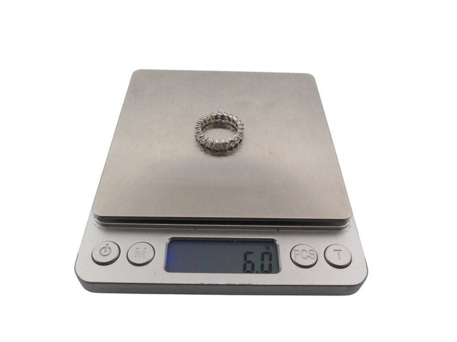 Bague 52 bague alliance pavage complet 21 diamants 2.1 ct t52 en platine 6gr 58 Facettes 268459