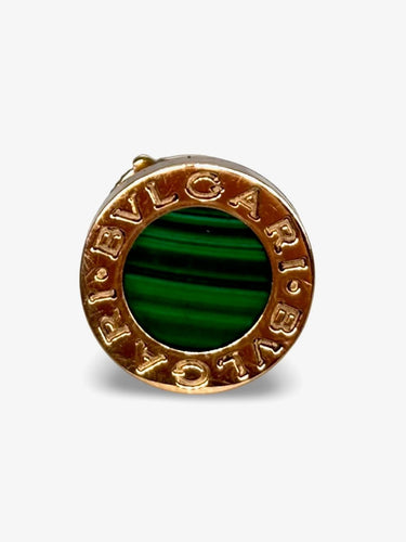 Boucles d'oreilles Boucle d'oreille Bulgari Mono or rose et malachite 58 Facettes 897