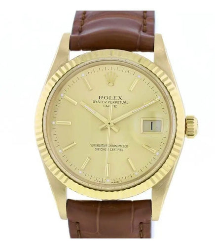 Montre Montre Rolex Oyster Perpetual Date réf. 1500 58 Facettes 14809
