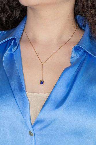 Collier  Or jaune Lapis lazuli 58 Facettes 4242571CN