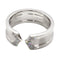 Bague 51 Cartier - Bague C2 en or blanc et diamants pavés 58 Facettes 1