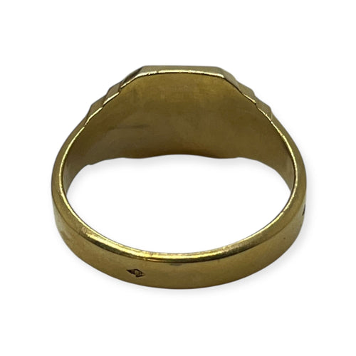 Bague 59 Chevalière deux ors 58 Facettes 149056514