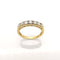 Bague 54 Bague en or jaune et diamants 58 Facettes