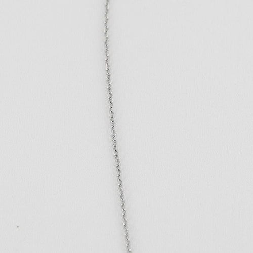 Collier COLLIER OR BLANC 1 DIAMANT O,O7ct 58 Facettes M8927