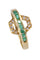Bague 49 Bague moderne émeraudes et diamants 58 Facettes 085421