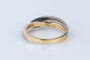 Bague 53 Bague 3 Diamants or jaune et blanc 58 Facettes BGTDCC852