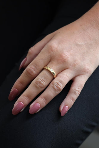 54 Bague Alliance Or jaune Diamant 58 Facettes 1637055CN